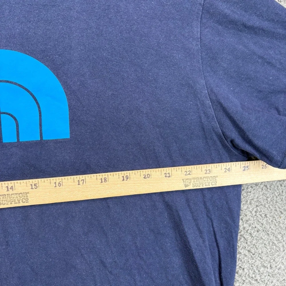 The North Face Mens XL Navy Blue Short‎ Sleeve Graphic Logo T-Shirt NF0A3X6P